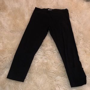 Black Cropped Leggings